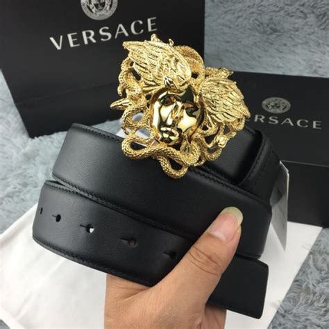 versace black and gold belt buvkle|versace medusa snake wings belt.